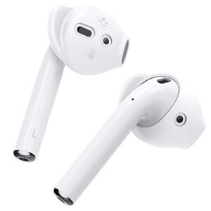 spigen ra201 designed for airpods earhooks, compatible with airpods 1 & 2 - white