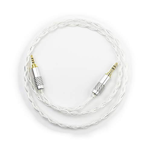 NewFantasia 2.5mm Trrs Balanced Male to 3.5mm 1/8" TRS Stereo Male Audio Cable Compatible with Astell&Kern AK240 AK380 onkyo AK320 DP-X1 FIIO and for Home Stereos, Car Stereos, Speaker