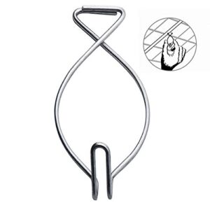 bami-lee house 50 piece ceiling hook clips ceiling hanger hooks ues for office, classroom, home,wedding decoration, hanging sign
