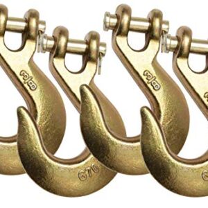 Mytee Products (4 Pack) 3/8" Clevis Slip Hook G70 Tow Chain Wrecker Truck Trailer Tie Down