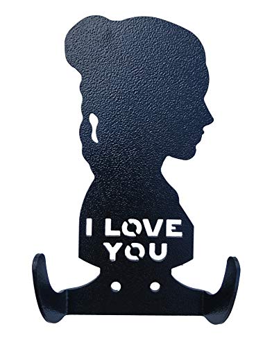 HeavenlyKraft I Love You I Know Steel Wall Coat Hook Dual Holder for Living Room Hat Hanger Bathroom Towel Kitchen Strong Garage Storage Organizer Utensil Hook I love you Gift Size 5.9 X 3.14 X1.35 In