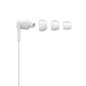 Belkin SoundForm Headphones - Wired In-Ear Earphones With Microphone - Wired Earbuds For iPad Mini, Galaxy & More With USB-C Connector (USB-C Headphones) (White)