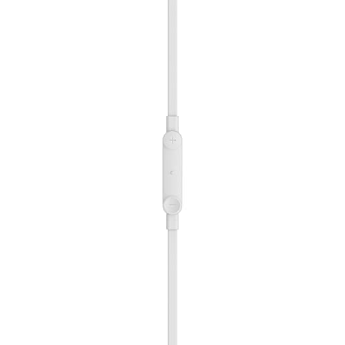 Belkin SoundForm Headphones - Wired In-Ear Earphones With Microphone - Wired Earbuds For iPad Mini, Galaxy & More With USB-C Connector (USB-C Headphones) (White)