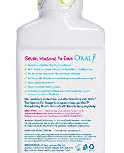 Oral7 Dry Mouth Mouthwash Alcohol Free Oral Rinse with Xylitol, Moisturizing Mouth Wash and Breath Freshener, Promotes Gum Health and Fresh Breath, Oral Care and Dry Mouth Products 250ml