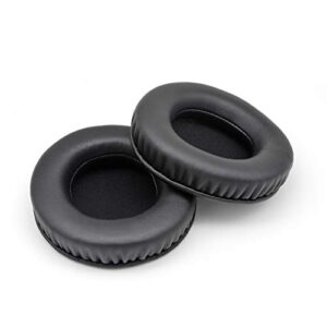 ear pads cushions covers foam replacement compatible with pioneer hdj-2000mk2 hdj-2000 hdj-1500k hdj-1500s hdj-1000 headphone (black)