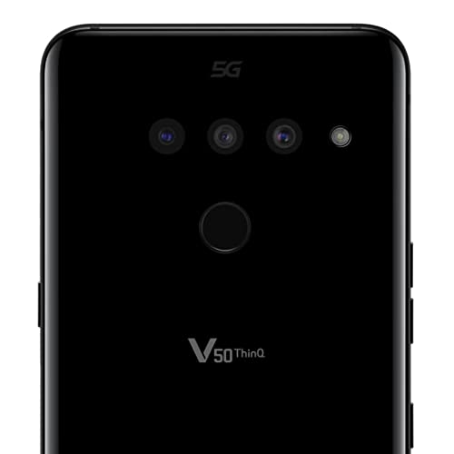 LG V50 ThinQ Smartphone LMV450PM, 5G, 128GB, Aurora Black - Sprint CDMA and GSM Unlocked