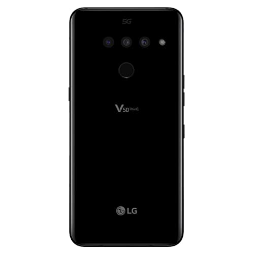 LG V50 ThinQ Smartphone LMV450PM, 5G, 128GB, Aurora Black - Sprint CDMA and GSM Unlocked