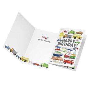 Tiny Expressions 6 Boys Birthday Cards with Inside Messages and Envelopes (6 Boys Birthday Cards)