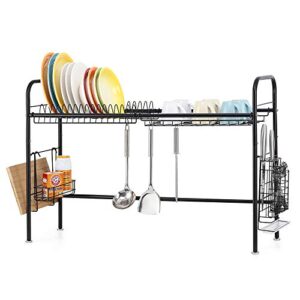 nex over the sink dish drying rack single tier dish rack adjustable