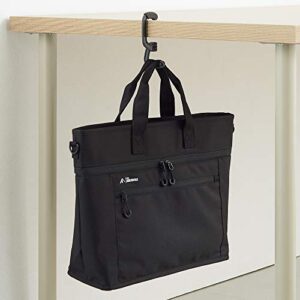 LIHIT LAB Bag Hanger, Black, 4.5 × 2.5 Inches (A7791-24)