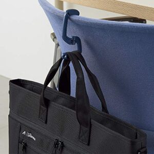 LIHIT LAB Bag Hanger, Black, 4.5 × 2.5 Inches (A7791-24)