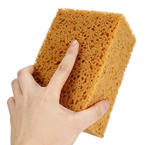 Car Sponge Washing Tool, Square Shape Handheld Nonslip Sponge Washing Cleaner Tool for Car Auto Motorcycle (1pc)