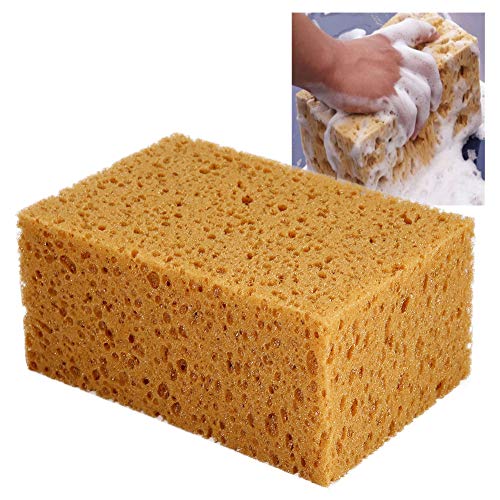 Car Sponge Washing Tool, Square Shape Handheld Nonslip Sponge Washing Cleaner Tool for Car Auto Motorcycle (1pc)