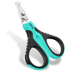 cat nail clippers - professional cat nail trimmer – angled blade pet nail clippers for dogs rabbit kitten ferret - safe, sharp
