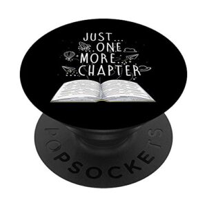 reader gifts just one more chapter bookworm reading books popsockets popgrip: swappable grip for phones & tablets