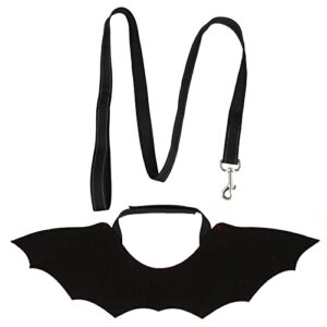 popetpop pet leash harness cute bat wings harness lead rope halloween cosplay party accessories for cat dog