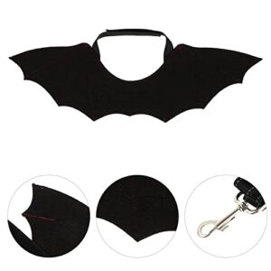 POPETPOP Pet Leash Harness Cute Bat Wings Harness Lead Rope Halloween Cosplay Party Accessories for Cat Dog