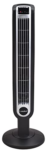 Lasko 2511 36″ Tower Fan with Remote Control - Features 3 Whisper Quiet Speeds and Built-in Timer (Renewed)