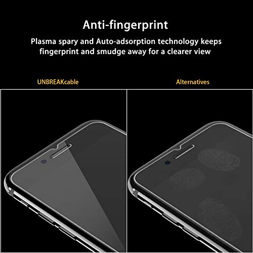 UNBREAKcable Screen Protector for iPhone X/iPhone Xs/iPhone 11 Pro, Double Shatterproof Tempered Glass [Easy Installation Frame] [9H Hardness] [HD Clear] [Case Friendly] for iPhone 5.8 inch - 2 Pack