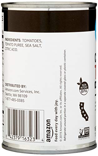 Amazon Brand - Happy Belly Crushed Tomatoes, 15 Ounce