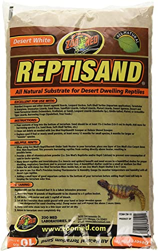 Zoo Med (2 Pack) Repti Sand Desert White All Natural 10 lbs