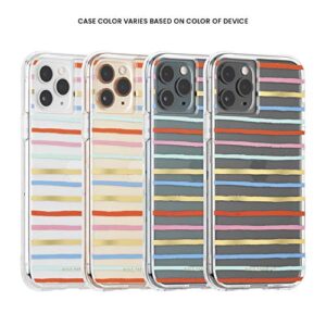 RIFLE PAPER CO. iPhone 11 Pro Max Case - Gold Foil Accents - 6.5 - Happy Stripes