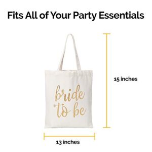 Pop Fizz Designs Bride Tribe Bags- Bridesmaid Canvas Totes and Bride Bag (12 pack)