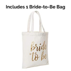 Pop Fizz Designs Bride Tribe Bags- Bridesmaid Canvas Totes and Bride Bag (12 pack)