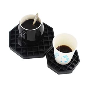 Happy Reunion Coffee Countertop Octagon Drip Tray (4" - 3 pcs)