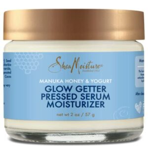 shea moisture manuka honey & yogurt healthy glow pressed face serum for women, vitamin c serum for face, shea moisture face moisturizer, 2 oz