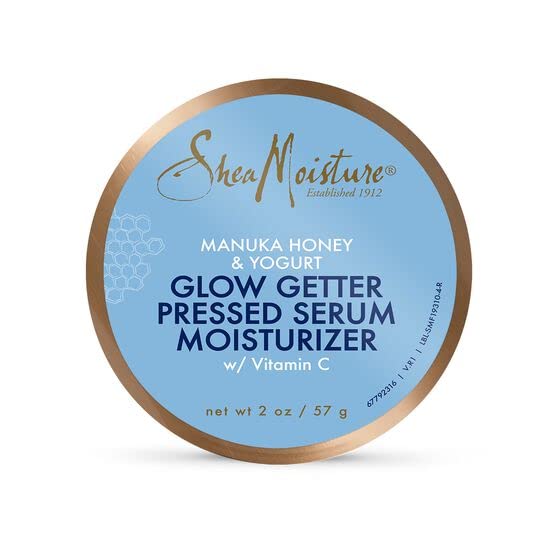 Shea Moisture Manuka Honey & Yogurt Healthy Glow Pressed Face Serum for Women, Vitamin C Serum for Face, Shea Moisture Face Moisturizer, 2 Oz