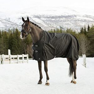 Horze Nevada 1200D Lightweight Waterproof Horse Turnout Rain Sheet (No Fill) - Black - 75 in