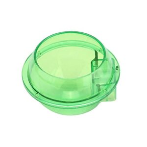 reptile feeder, anti escape feeder cups transparent worm live fodder container for lizard gecko