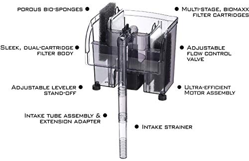 EA Performance Hang-On Power Filter - for Tanks up to 30 GAL - Not Made in Ch!na!