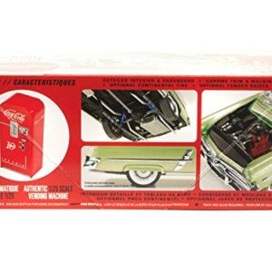 AMT 1953 Ford Victoria Hardtop w/Coca-Cola Machine 1:25 Scale Model Kit (AMT1146M)