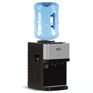 brio limited edition top loading countertop water cooler dispenser with hot cold and room temperature water
