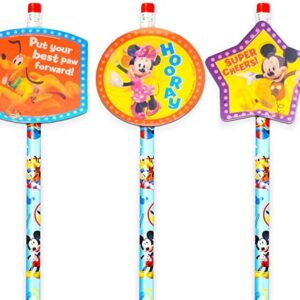 Disney Mickey Mouse Pen Set ~ Bundle Includes Three Mickey Gel Pens, Bookmark, and Stickers (Mickey Mouse Office Supplies)