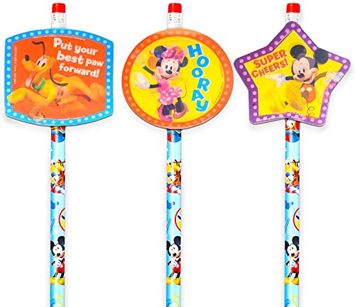 Disney Mickey Mouse Pen Set ~ Bundle Includes Three Mickey Gel Pens, Bookmark, and Stickers (Mickey Mouse Office Supplies)