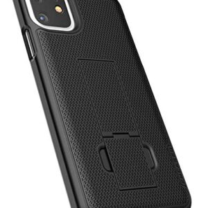 Encased iPhone 11 Belt Clip Case (DuraClip Series) Ultra Slim Cover with Holster (Black)