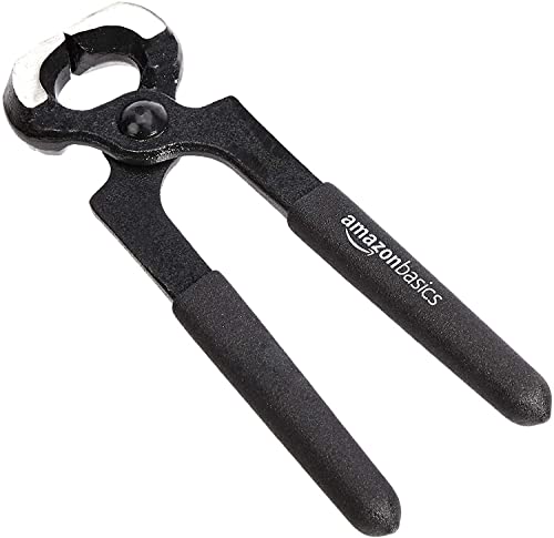Amazon Basics Chrome Vanadium Steel Carpenter's Pincers for Wire Cutting and Nail Pulling, 150mm