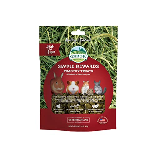 Oxbow (3 Pack) Simple Rewards Treats - Small Animals Timothy 1.4 oz