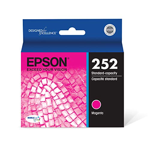 Epson T252220 DURABrite Ultra Cyan Standard Capacity -Cartridge -Ink & T252320 DURABrite Ultra Magenta Standard Capacity -Cartridge -Ink