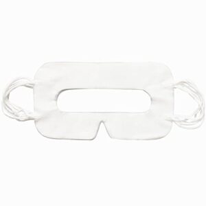 100 Pack White Disposable VR Face Covers Sanitary VR Mask Pads Covers for HTC Vive/PS VR/Gear VR/Oculus Rift