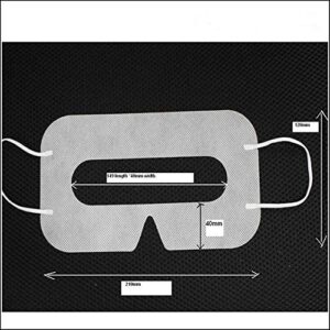 100 Pack White Disposable VR Face Covers Sanitary VR Mask Pads Covers for HTC Vive/PS VR/Gear VR/Oculus Rift