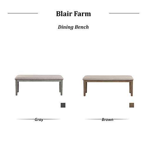 Homelegance Dining Bench, Brown