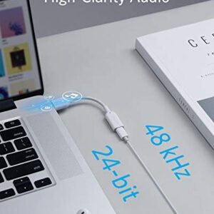 Anker USB-A to Lightning Audio Adapter Cable, MFi Certified Female Lightning Dongle, Supports Volume Control and Mic for Headphones, Earphones, Earbuds, and More.