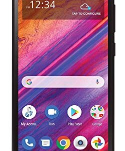 Total Wireless Blu View 1 4G LTE Prepaid Smartphone (Locked) - Black - 16GB - Sim Card Included - CDMA