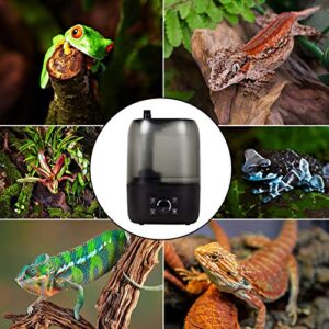 REPTI ZOO 4L Reptile Fogger Mister Tank Reptile Terrariums Humidifier Digital Tank Timing Terrarium Humidifier Smart Touch Screen Adjustable Fogger for Reptiles Amphibians Herps