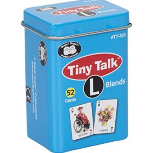 Super Duper Publications | Tiny Talk Articulation and Language L Blends Sound Photo Flash Cards | Educational Resource for Children