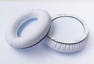 repair parts ear pads cushion earmuff for cowin e7 / e7 pro active noise cancelling headphone (white)